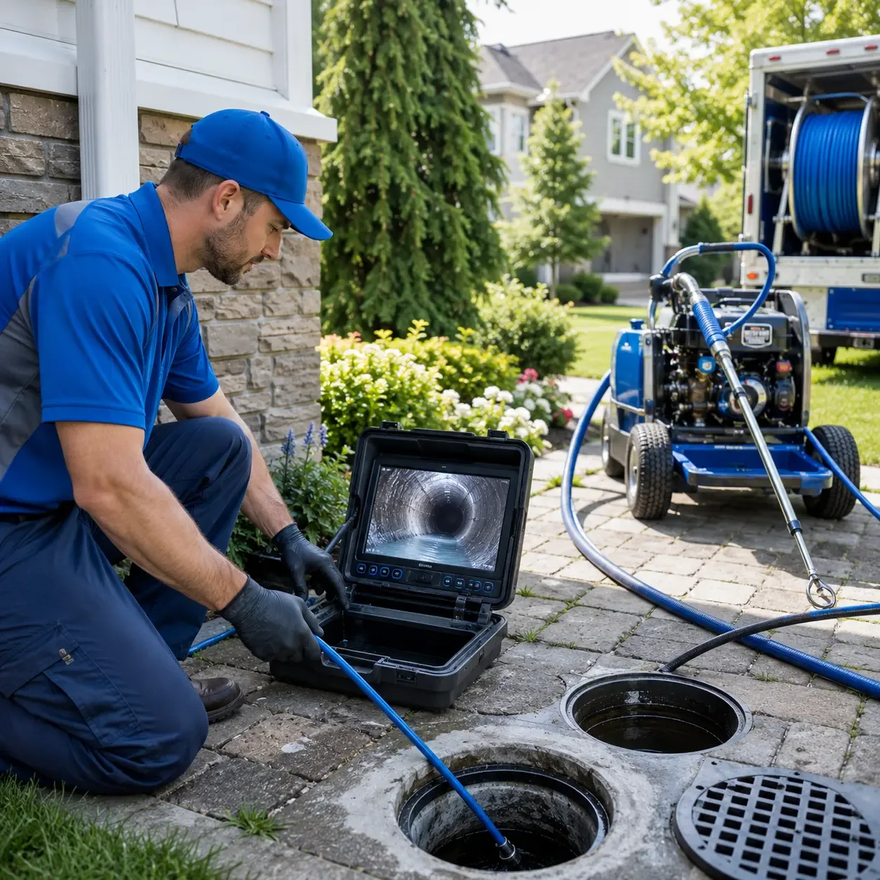 Outdoor drain cleaning professionals serving Mill Village, PA